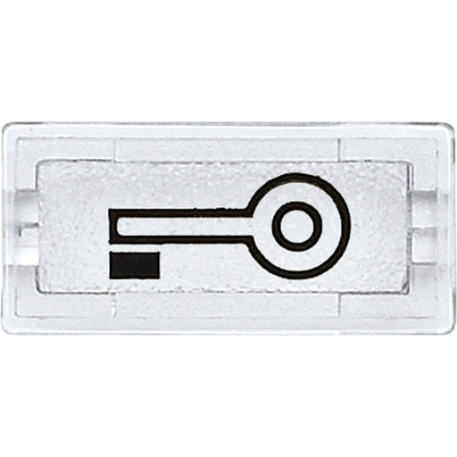 Merten - Bezeichnungsmaterial für Installationsschalterprogramme Symbol Schlüssel kl 395769 rechteckig
