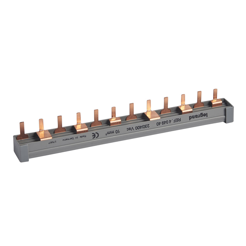 Legrand - Phasenschiene Stiftkammschiene Legrand 404940 4-polige Einspeisung