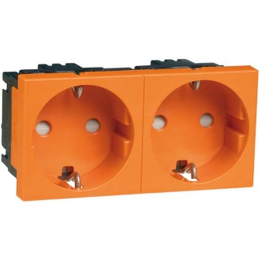 Peha - Schalter-/Steckdosenkombination SCHUKO-EB-Steckd.2-fach or D 6212.33 EMS SI 16A 250V 2-pol