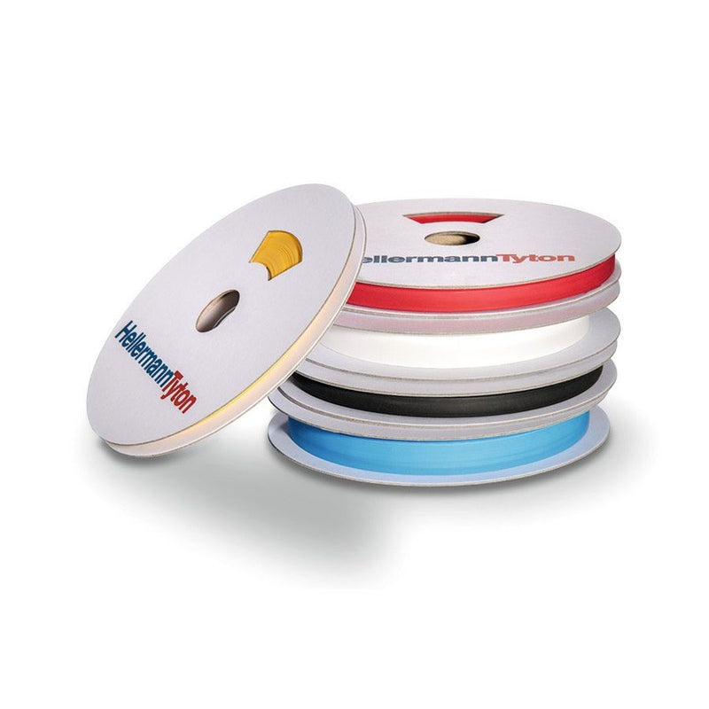HellermannTyton - Schrumpfschlauch Warmschrumpfschlauch TCGT18-6BUPO-X BU26 18:6, blau − 26 Meter