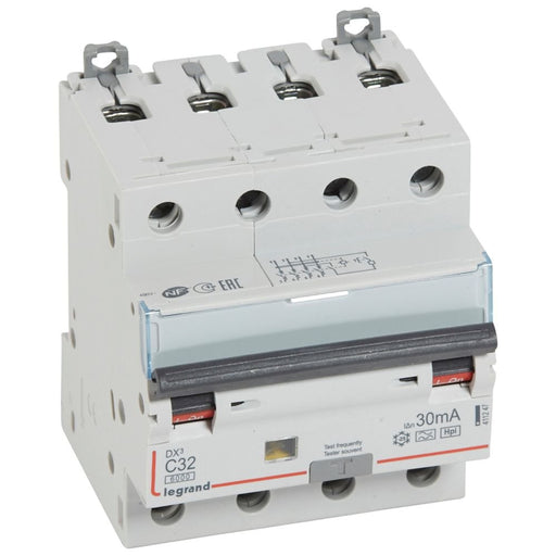 Legrand - Kombination FI-Schalter/Leitungsschutzschalter FI/LS-Schalter Legrand 411247 C-Charakt., 32A, 6kA