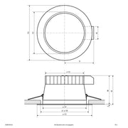EVN Lichttechnik - Decken-/Wandleuchte LED-Deckeneuchte DSM54180125 CCT Switch, ML