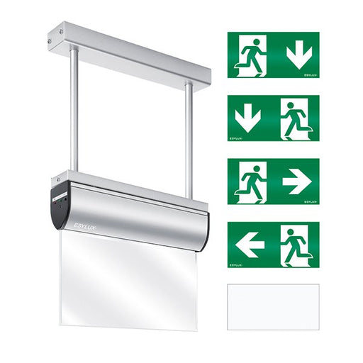 ESYLUX - Sicherheitsleuchte LED-Rettungszeichenleuchte SLDEL LED#EN10031649 3h, 32m