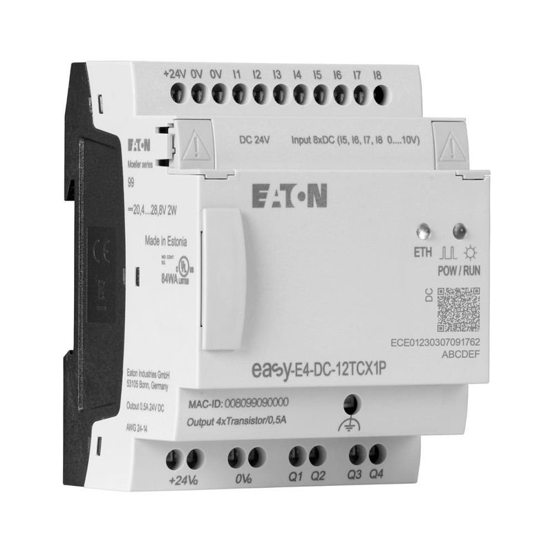 Eaton - Logikmodul Steuerrelais easyE4 EASY-E4-DC-12TCX1P 24V DC