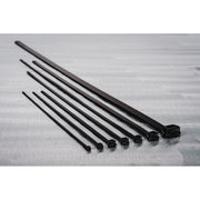 HellermannTyton - Kabelbinder X80L PA66HIRHS BK100 385x4,65, schwarz − 100 Stück