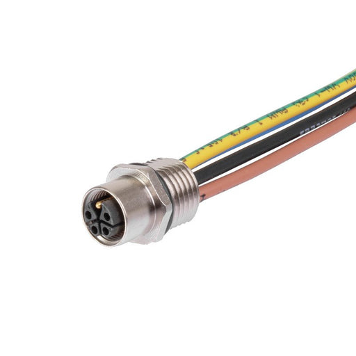Weidmüller - Rundsteckverbinder, Einbau (mit Leitung) Rundsteckverbinder SAIE-M12B#2968040000