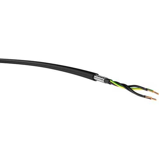 Klimaprime - Energiekabel < 1 kV, für ortsveränderlichen Einsatz YSLYCY-JZ 4x4 sw Ri.100 YSLYCY-JZ 4x4 sw Steuerltg.0,6/1kV sw − 100 Meter