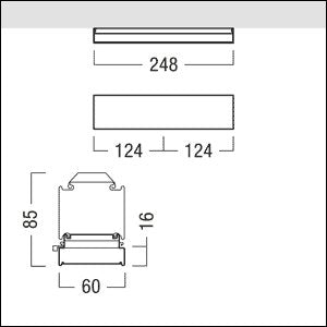 Zumtobel - Lichtregelsystemkomponente basicDIM Baustein BC TEC-GP BK Tecton