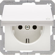 Berker - Steckdose SCHUKO-Steckdose 47516079 mit Klappdeckel