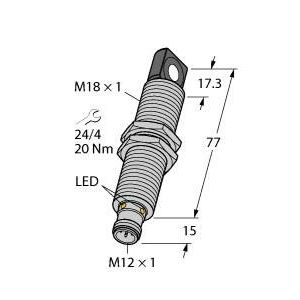 Turck - Ultraschall Taster Ultraschallsensor RU130U-M1 #1610015  − 1 Stück
