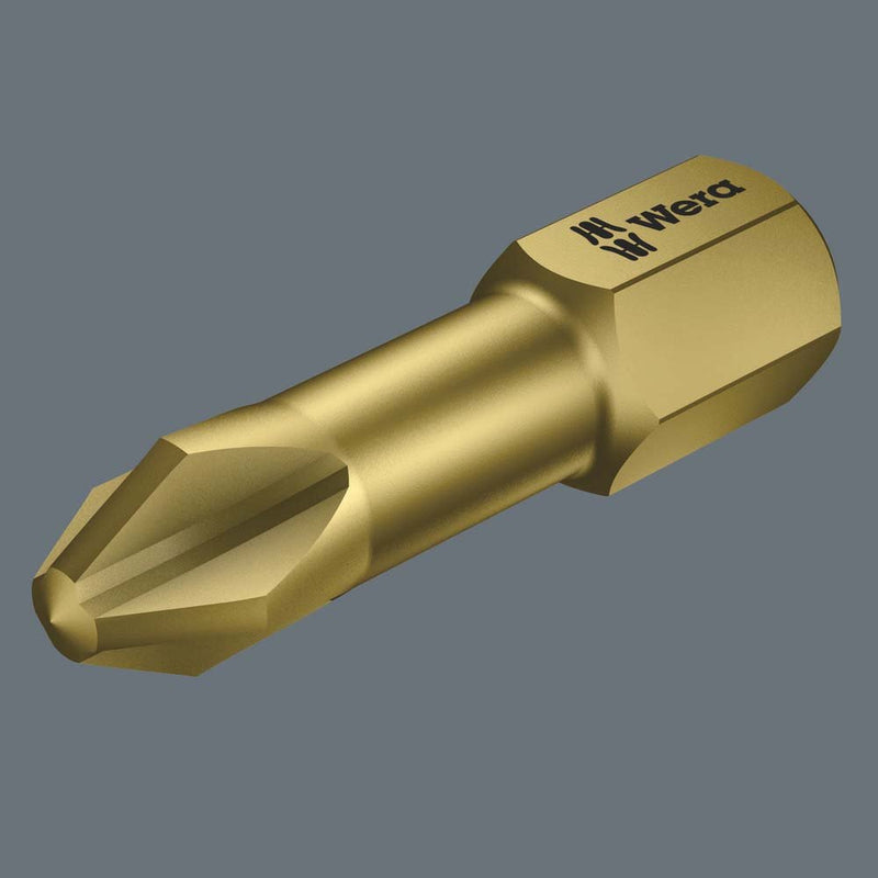 Wera - Bit-Set Pozidriv Bit 073372 PZ 3x25mm