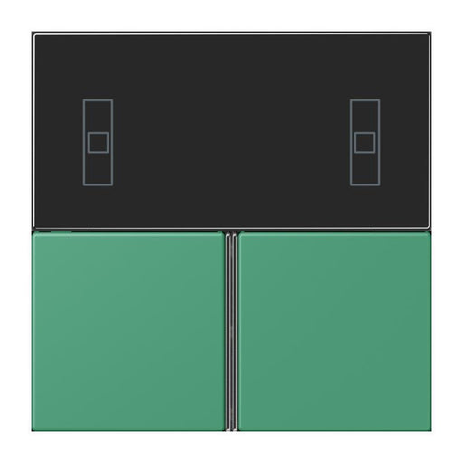 Jung - Abdeckung/Bedienelement für Installationsschalterprogramme Tastensatz 3fach LC 4093 TSA 250 vert 59