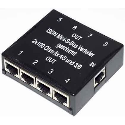 E+P Elektrik - ISDN-Verteiler T 318 8-fach