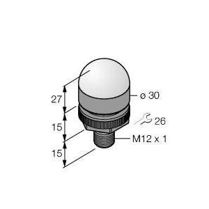 Turck - Optisches/Akustisches Signalgerät LED-Anzeige K30LRGX8PQ8 Kennleuchte