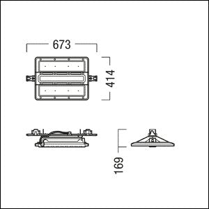 Zumtobel Group - Hallen - Reflektorleuchte LED - Hallenleuchte CR2PL M17k #42187577 840