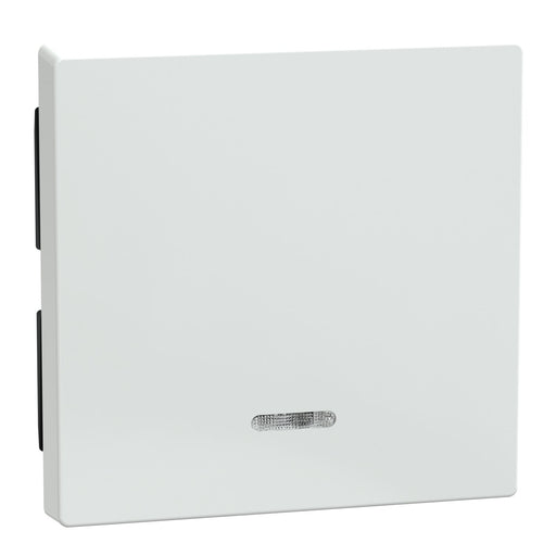 Merten - Abdeckung/Bedienelement für Installationsschalterprogramme Wippe Kontr.Fenster aws/gl 436025 f.Schal.Tast.Einsatz