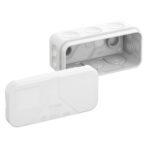 Spelsberg - Dose, Gehäuse für Montage auf der Wand/Decke Verbindungsdose 2K-Mini-L/w 10 Einführungen