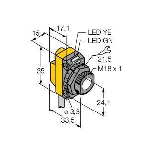 Turck - Ultraschall Taster Ultraschallsensor QS18UPAE