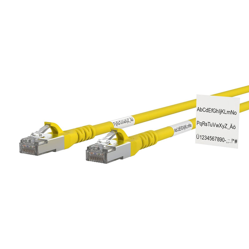 Metz Connect - Patchkabel Kupfer Patchkabel Cat.6A 1308455077WE AWG 26 5m gelb − 5 Stück