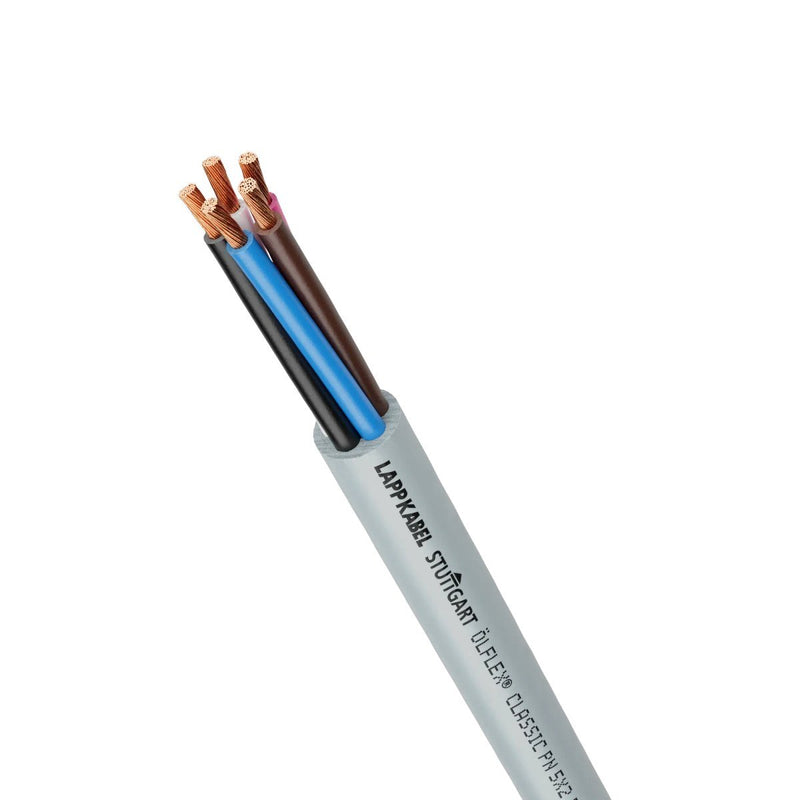 Lapp Kabel&Leitung - Energiekabel < 1 kV, für ortsveränderlichen Einsatz ÖLFLEX CLASSIC PN 5X2,5 1120836