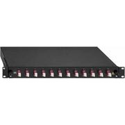 Rutenbeck - Patchpanel LWL BasicLine Spleissbox 2280301120 12xLC-D OM4 erika − 1 Stück