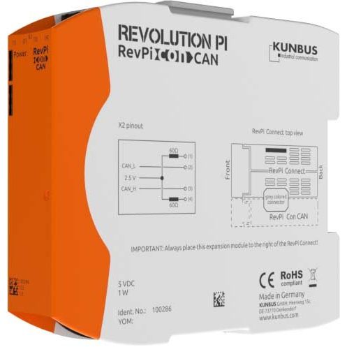 KUNBUS - SPS-Kommunikations-Modul RevPi Con CAN PR100286 − 1 Stück