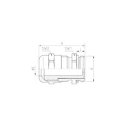 Jacob - Kabelverschraubung MS-UNI-Dichtring 18M250465 KV M 25X1,5 − 50 Stück