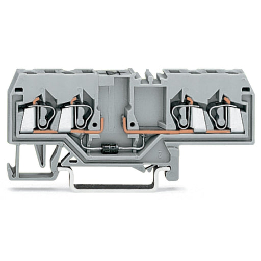 WAGO - Bauelement-Reihenklemme Diodenklemme 280-655/281-411 0,08-2,5mmq grau