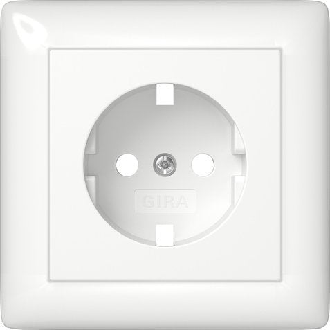 Gira - Zubehör/Ersatzteile für Installationsschalterprogramme Abd. SCHUKO-Steckd. 492903 Vollpl