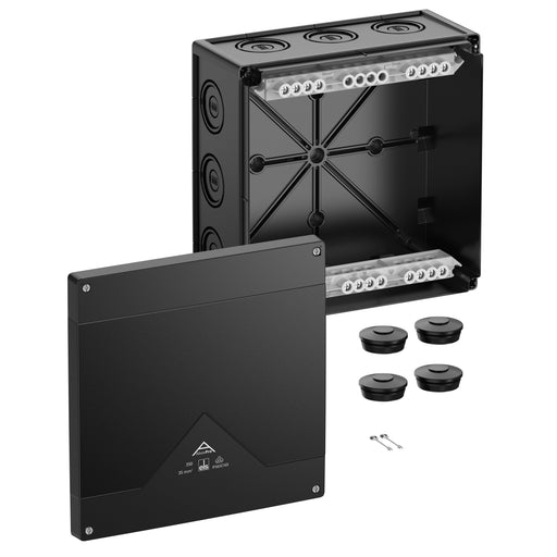 Spelsberg - Dose, Gehäuse für Montage auf der Wand/Decke Abzweigkasten Abox Pro 350-35²/sw