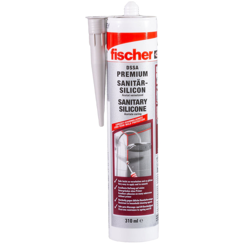 Fischer Deutschl - Dichtstoff Sanitärsilicon 310ml DSSA MA manhattan C43