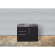Stengel - Mini-Küche Miniküche Premiumline MPSM110SKSKSreBliS Schwarz matt