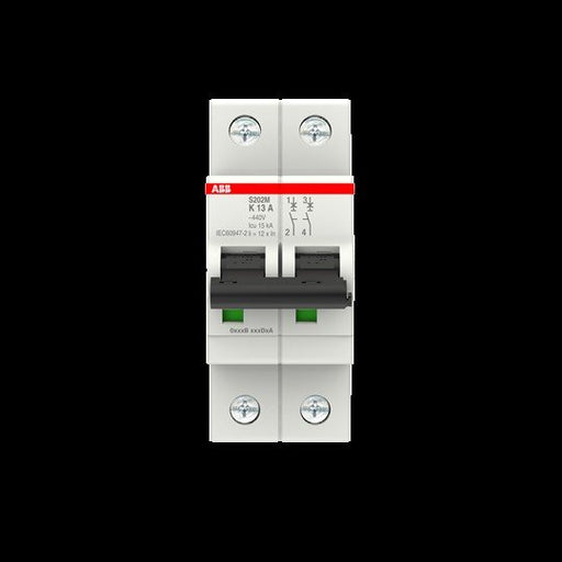 ABB Stotz S&J - Leitungsschutzschalter Sicherungsautomat S202M-K13 10 kA, 13 A, 2P