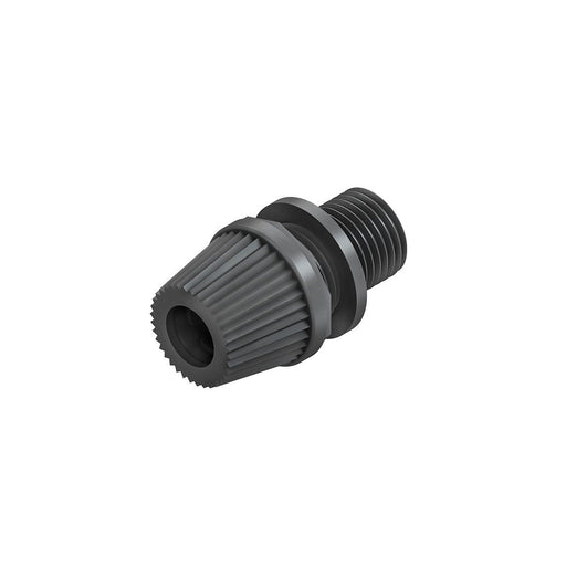 HKL - Scheibennippel für Leuchten Klemmnippel sw 433 D:5-6,8/L:25mm M10x1