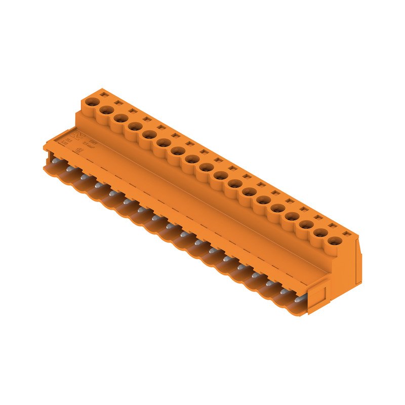 Weidmüller - Kabelsteckverbinder für Leiterplattensteckverbinder Verbinder 5.08mm SLS 5.08/#1645160000  − 18 Stück
