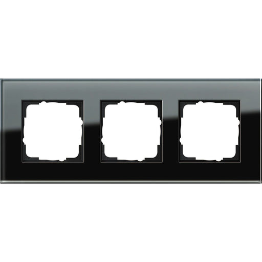 Gira - Abdeckrahmen 3f. sw-glas 021305 Esprit