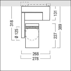 Zumtobel Group - Downlight/Strahler/Flutlicht LED - Strahler AGILIO5000 #42189411 940, weiß