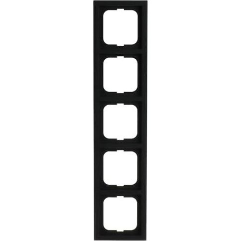 Busch-Jaeger - Abdeckrahmen Rahmen 5-fach 1725-885K schwarz matt, f.lin