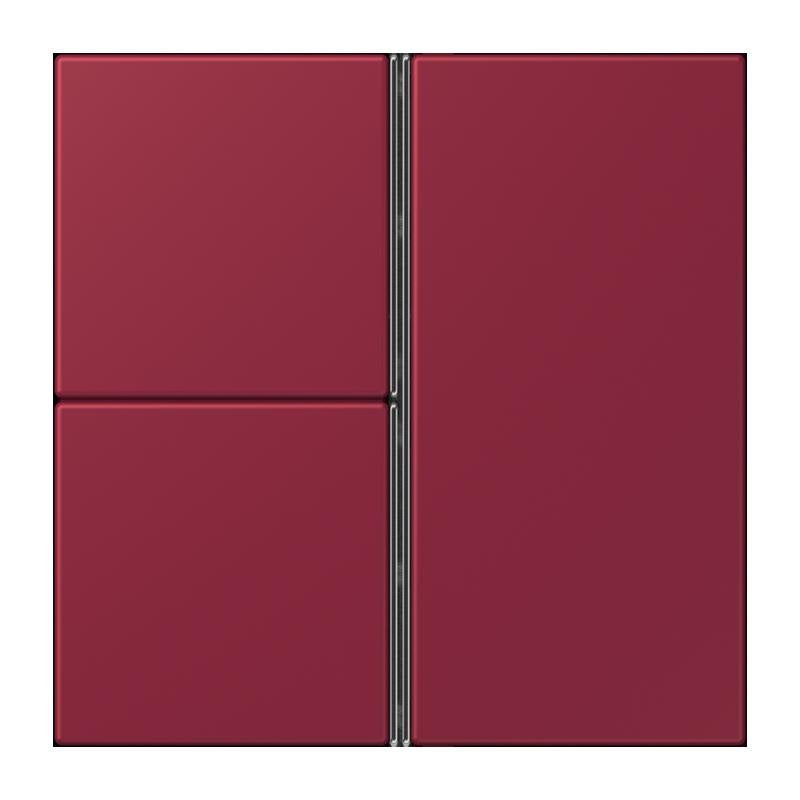 Jung - Abdeckung/Bedienelement für Installationsschalterprogramme Tastensatz 3fach LC 403 TSA 255 le rubis