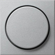 Gira - Abdeckung/Bedienelement für Installationsschalterprogramme Dimmer-Abdeckung alu 065026 System55