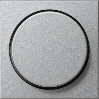 Gira - Abdeckung/Bedienelement für Installationsschalterprogramme Dimmer-Abdeckung alu 065026 System55