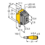 Turck - Lichtleitersensor/Lichtleiterverstärker Opto Sensor QS18VP6FPQ Lichtleiter