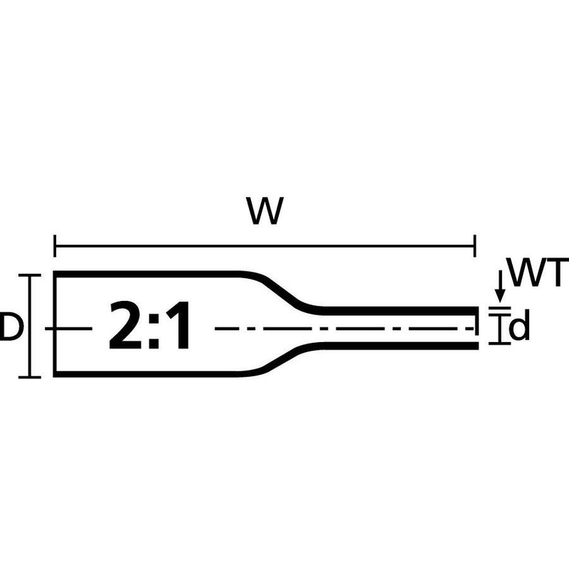 HellermannTyton - Kabelmarkierungssystem Schrumpfschlauchmarkierer 533-65032(1000) gelb50mm1000St. − 1000 Stück