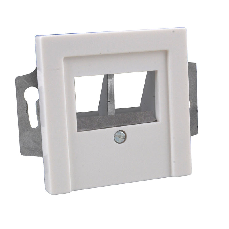 EFB-Elektronik - Einsatz/Abdeckung für Kommunikationstechnik Tragring 2-fach ET-25111 Keystones RJ45