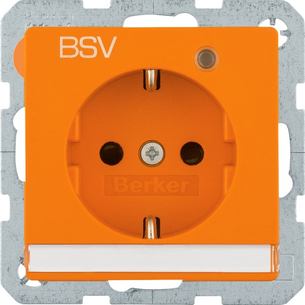 Berker - Steckdose Schuko 41106024 Aufd.BSV,Q.x or samt