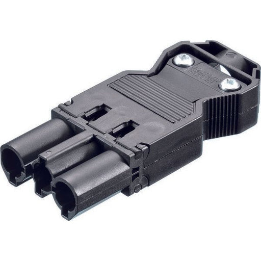 Bachmann - Steckverbinder für steckbare Gebäudeinstallation Gerätestecker 375.504 montagefer.,16A/250V