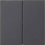 Gira - Bedienelement intelligent Bedienaufsatz 2fach 536228 anthrazit