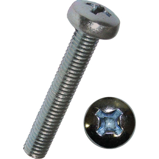 Dresselhaus - Maschinenschraube/Bolzen Linsenschraube 4.8 0470/001/01 6x70 Kreuzschlitz H − 500 Stück