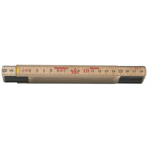 Hultafors - Gliedermaßstab Holzgliedermassstab 59-2-12 -mm- 2m − 10 Stück