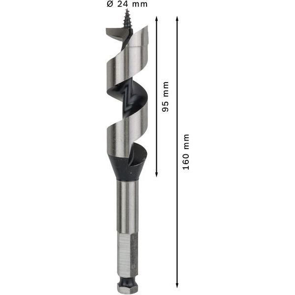 Bosch - Bohrer Holzschlangenbohrer 2608585707 PRO Wood
